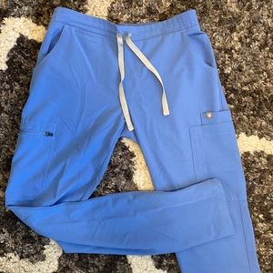 Figs Ceil Blue Yola scrub pant
